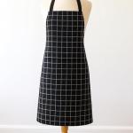 Crazyweaves 100% Cotton Attractive Black Big Check Apron