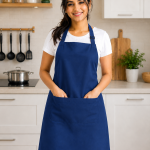 Crazyweaves 100% Cotton Attractive Blue Apron