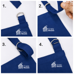 Crazyweaves 100% Cotton Attractive Blue Apron
