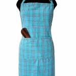 Crazyweaves Aqua Breeze Check Apron