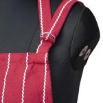 Brown Cotton Cooking Apron with Adjustable Neck Strap and Pocket