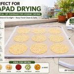 Cotton Papad Drying Cloth with Zip | 36 × 28 Inch | 1 Piece