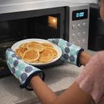 Oven Gloves for Micro Oven Mitten Set for Baking,Cooking Oven Mitten Set