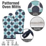 Oven Gloves for Micro Oven Mitten Set for Baking,Cooking Oven Mitten Set