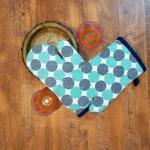 Oven Gloves for Micro Oven Mitten Set for Baking,Cooking Oven Mitten Set